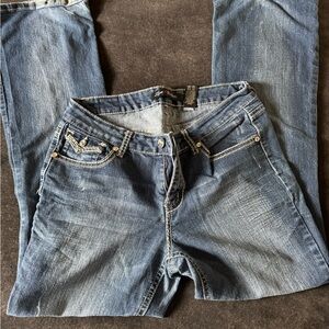 Love Nation Blue Bootcut Jeans Classic Style